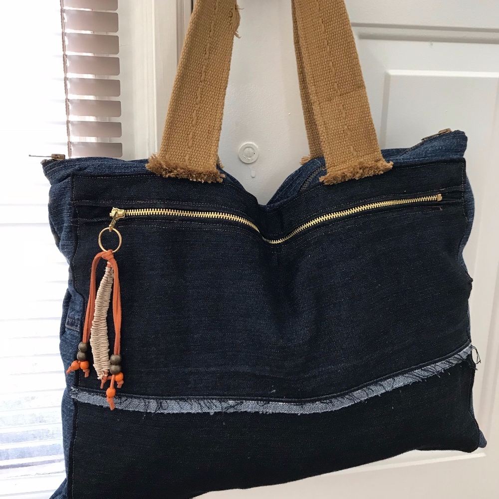 Handmade Denim Bag